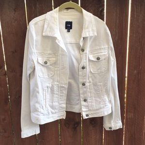 Gap 1969 white denim jacket